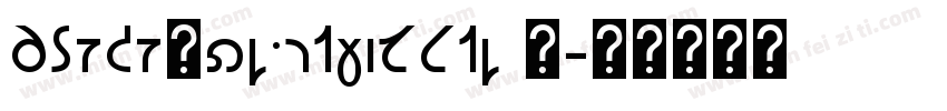 TsukuBRdGothicStd B字体转换